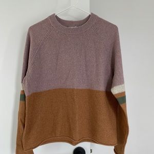 Madewell colorblock sweater